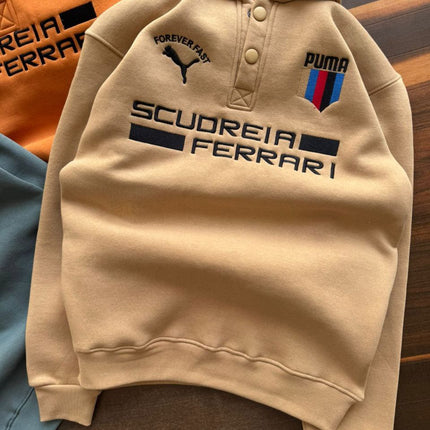 PUMA Scuderia Ferrari Premium Hoodie – Surplus Heavy Cotton