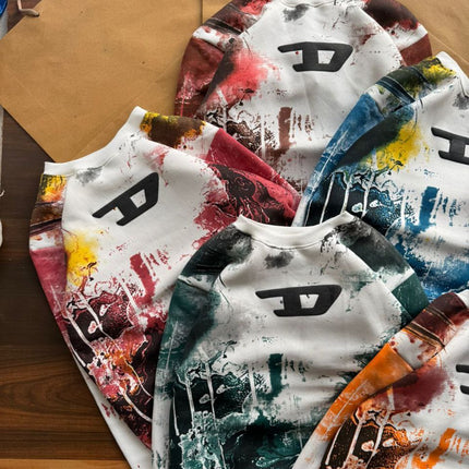 DIESET Premium Printed Sweatshirt – Heavy Cotton, Winter Wear