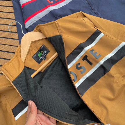 Lacoste 2025 Waterproof Windcheater Jacket – Premium Windbreaker for Men