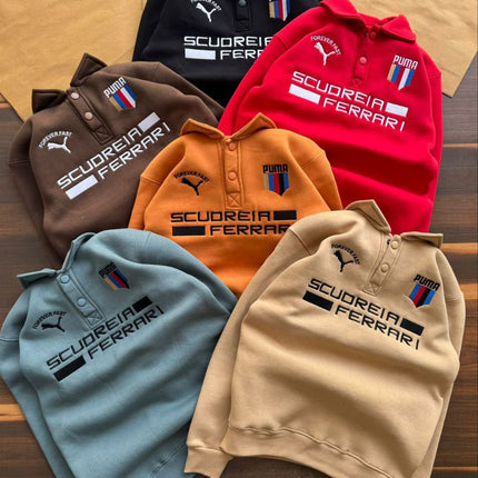 PUMA Scuderia Ferrari Premium Hoodie – Surplus Heavy Cotton