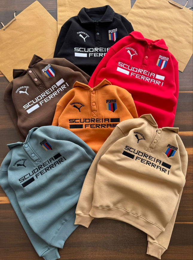 PUMA Scuderia Ferrari Premium Hoodie – Surplus Heavy Cotton