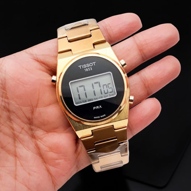 Tissot Men’s Premium Digital Watch – Stainless Steel Strap