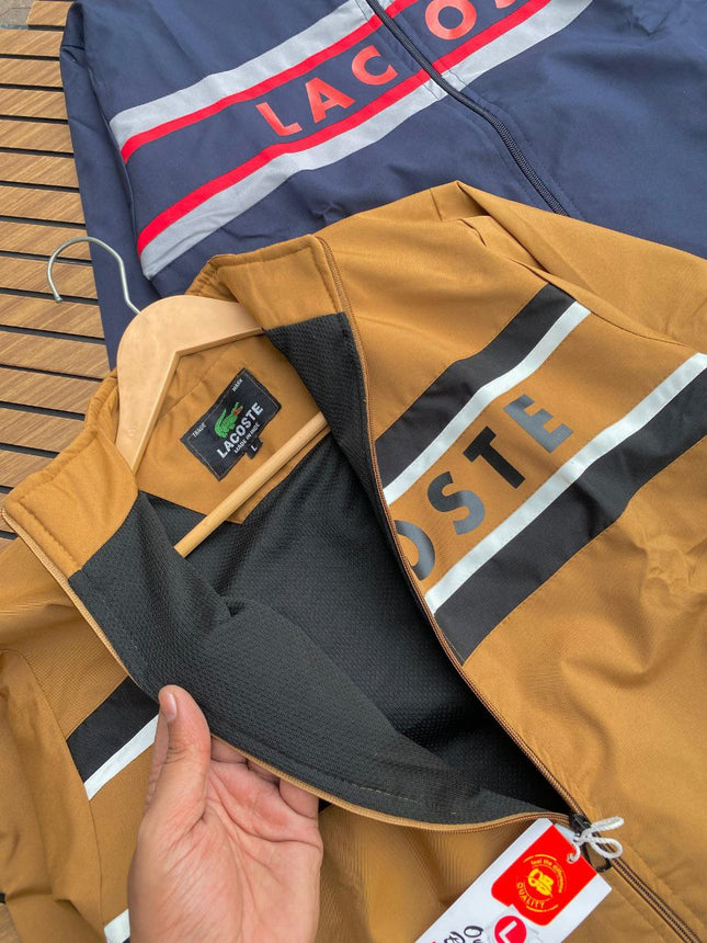 Lacoste 2025 Waterproof Windcheater Jacket – Premium Windbreaker for Men