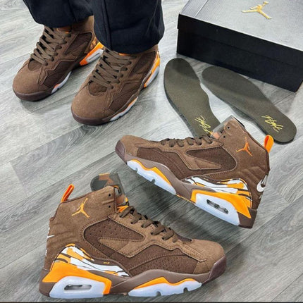 Air Jordan Jumpman MVP Brown Sneakers - Premium Showroom Quality