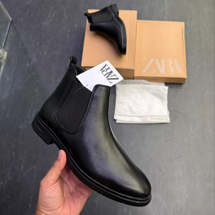Men's Black Chelsea Boots - Handmade Look - Premium Showroom Quality