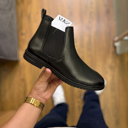 Men's Black Chelsea Boots - Handmade Look - Premium Showroom Quality